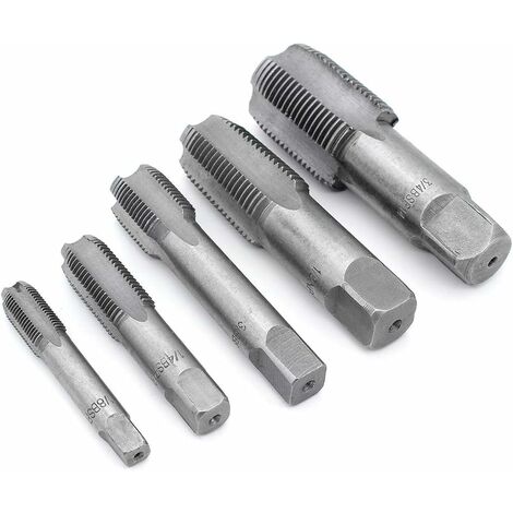 5Pcs Filetage de Tuyau BSP 55 Degrés Plug Tap G1/8 G1/4 G3/8 G1/2 G3/4