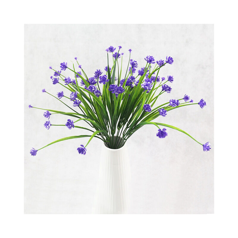 5pcs fiori artificiali piante da fiore in plastica...