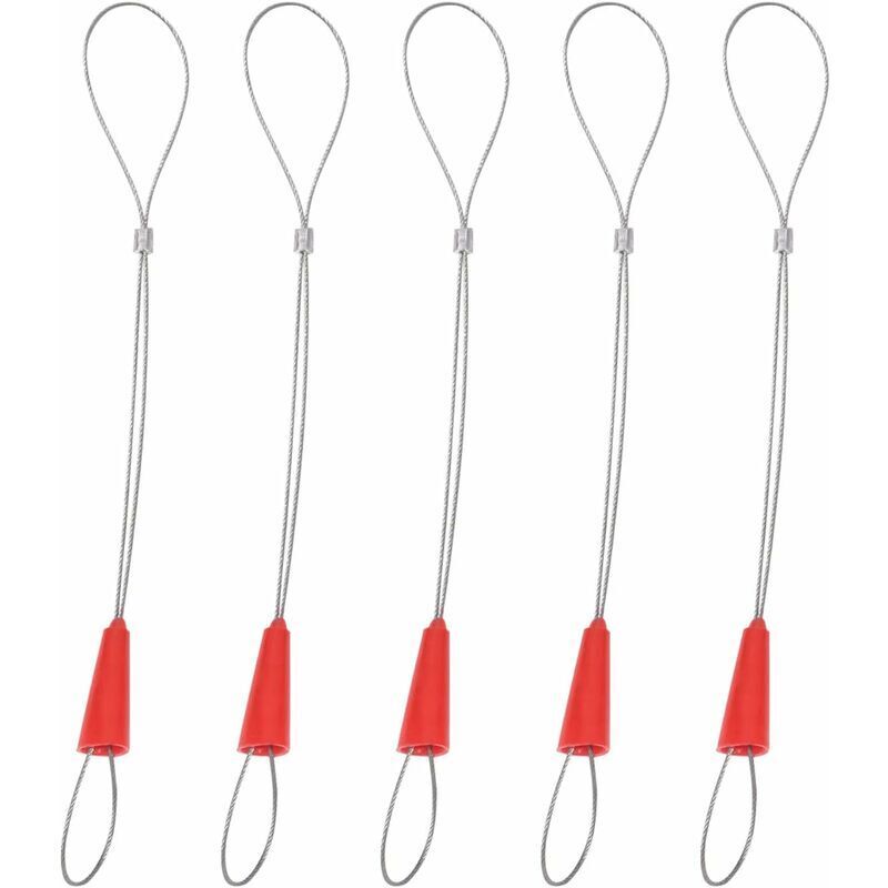 Serbia - 5pcs Fish Tape Fastener, Traction de Fil Univers Extracteur de Câble de Traction Outil Insertion et Extraction de Câble Outils