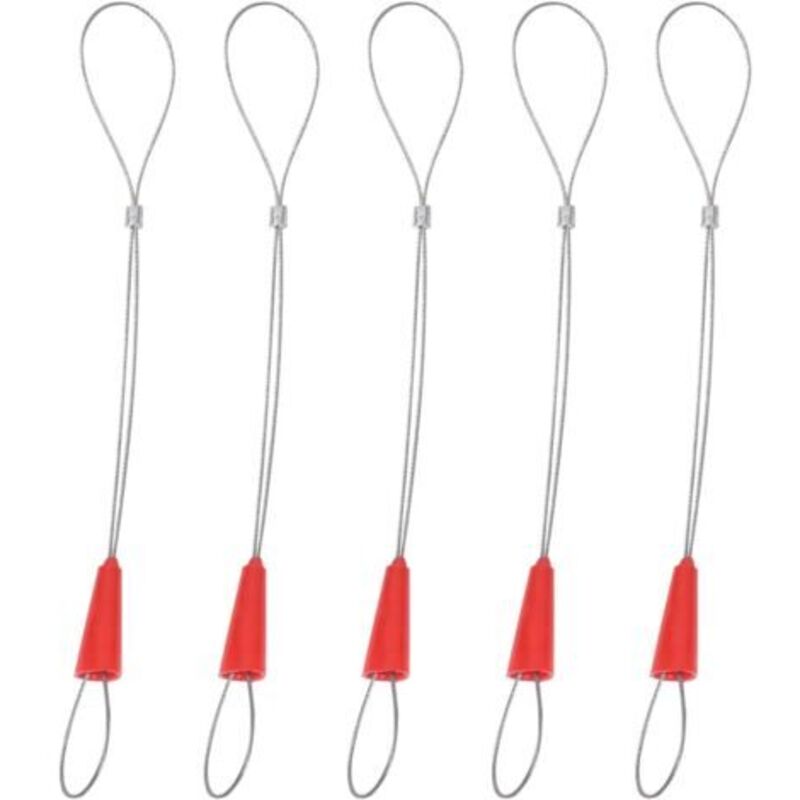 5pcs Fish Tape Fastener, Traction de Fil Universelle Extracteur de Câble de Traction Outil Insertion et Extraction de Câble Outils