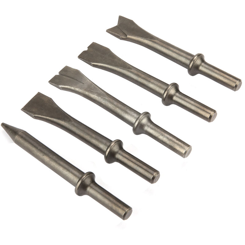 Ineasicer - 5pcs Jeu de burins pour marteau pneumatique Jeu d'embouts pour marteau pneumatique 150/190/250