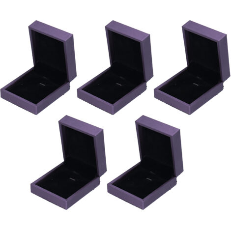 5Pcs Jewelry Packaging Box Exquisite Ear Ring Organizer Case for Home Jewellery Shop
