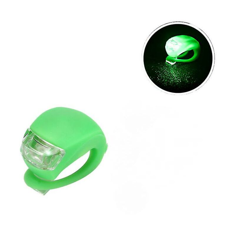 5pcs Led Silicone Anteriore della Bicicletta Luce
