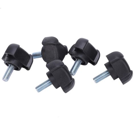 5Pcs M6 Plastic TriangularHead Arc Handle Screws Locking Bolt Fastener Accessory 15mm