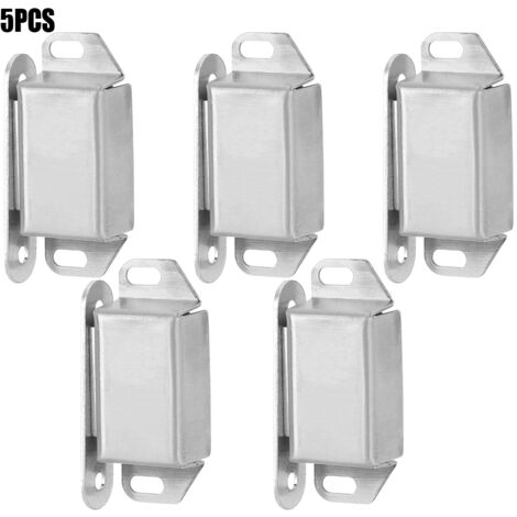 5Pcs Magnetic Cabinet Wardrobe Door Latch Catches Stop Stoppers Furniture Hardware