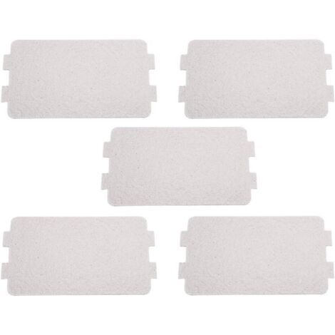 5pcs Microwave Oven Mica Plate Replacement Sheet Microwave Oven Mica Sheet Cover Waveguide Hyperfrequency Repair Accessory Kitchen Microwave Oven