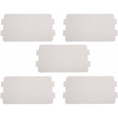 5pcs Microwave Oven Mica Plate Replacement Sheet Microwave Oven Mica Sheet Cover Waveguide Hyperfrequency Repair Accessory Kitchen Microwave Oven