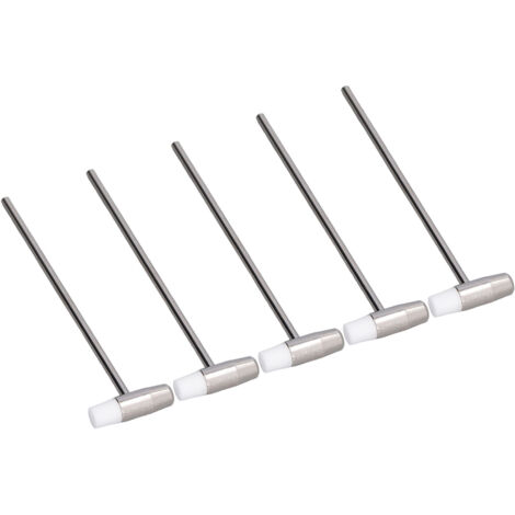 5Pcs Mini Marteau Double Face pour Réparation de Montres et Travail du Cuir, 16.5cm