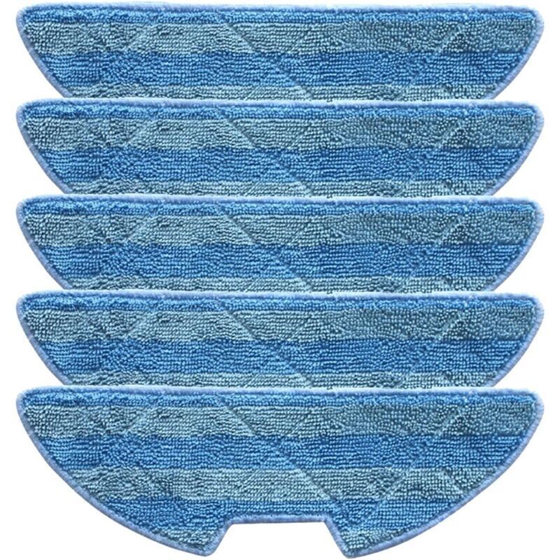 5PCS Mop Cloth Compatible with EZIclean One Robot Vacuum Cleaner and Mop, Aqua Robot Vacuum Cleaner, Microfiber Mop Cloth Replacement