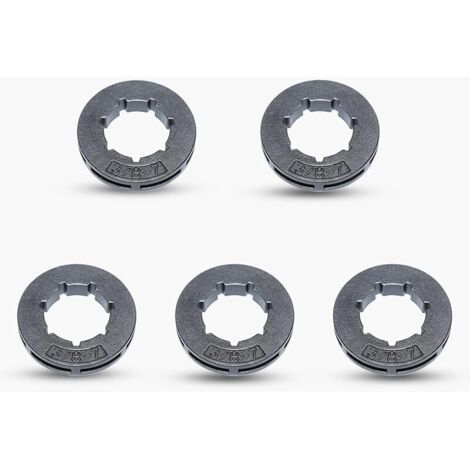 5Pcs Pignon Rim 3/8 "Pas 7 Dent 19mm pour Stihl MS360 MS310 Husqvarna 154 254 50 51 55 Tronçonneuse 18720 Pièces De Rechange