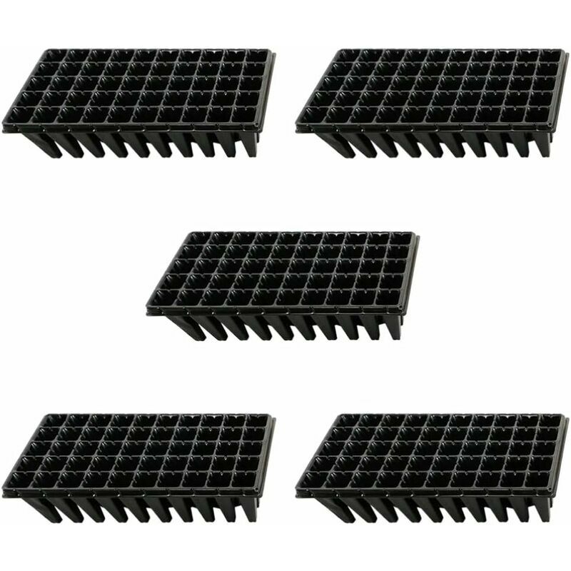 BDD - 5Pcs Plateaux de Culture de Plantes 50 Plateaux de Démarrage de Semis de Cellules pour La Germination des Graines Et Le Plateau de Propagation