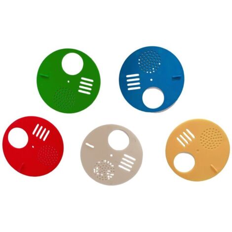 5Pcs Porte Nid d'abeille Porte en Ruche en Plastique Abeille Abeilles Évents Rond Entrée Disque Matériel D'apiculture