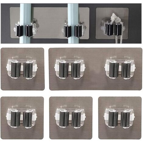 5PCS Râteliers Muraux Adhésifs pour Couvercles de Casserole, Organisateur de Rangement sans Perçage