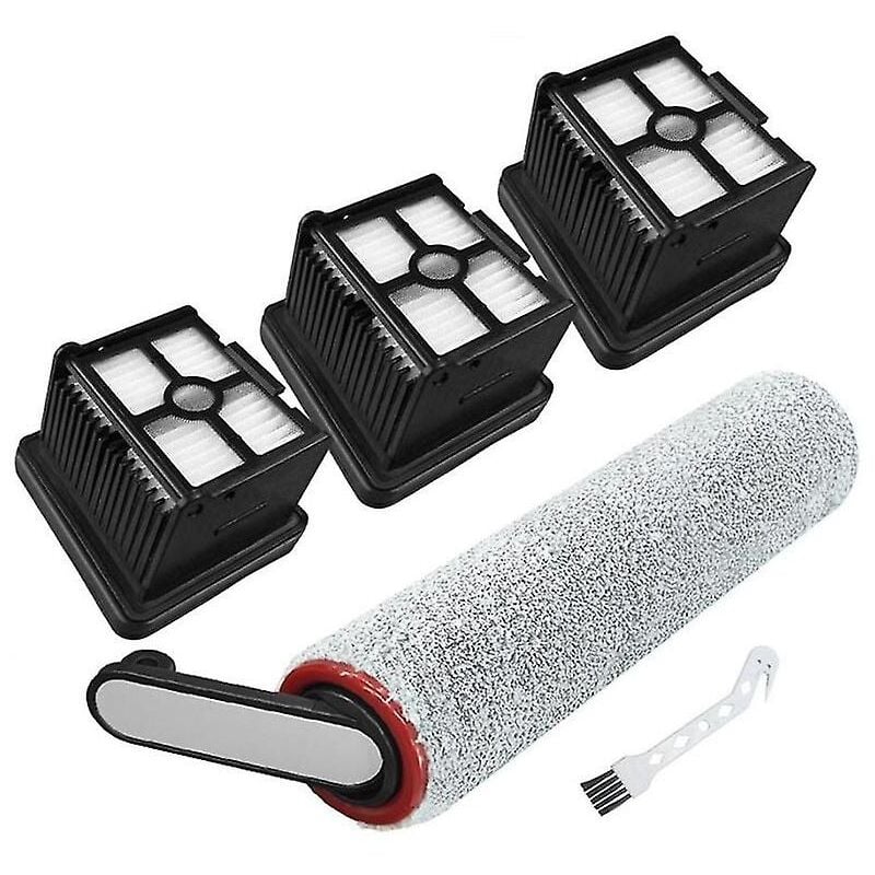 Lot de 5 filtres à brosse à rouleau pour aspirateur sans fil sec et humide H12 Pro Fournitures ménagères Nettoyage