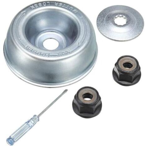 5pcs / Set Pièces et accessoires pour tondeuses pour STIHL FS55 FS56 FS120 FS130 FS130R FS200 FS200R FS250, Haute qualité en métal Lame pour STIHL débroussailleuse Lame Fixation Rempl