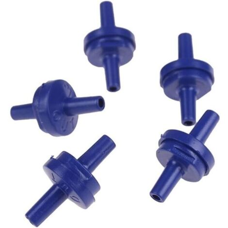 5pcs / Set Pompe à air clapet Anti-Retour à Sens Unique clapet Anti-Retour Poissons d'aquarium Réservoir d'eau Pompe à air