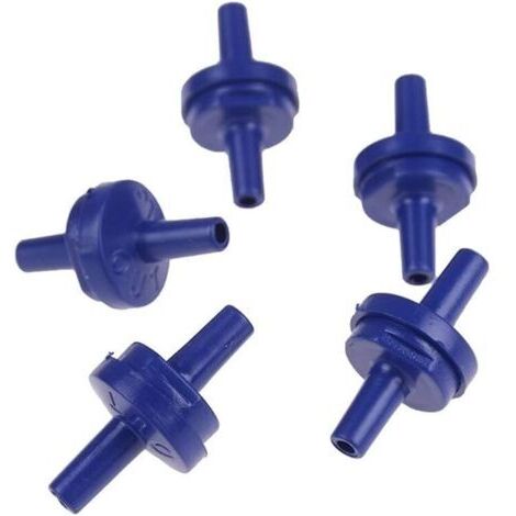 5pcs / Set Pompe à air clapet Anti-Retour à Sens Unique clapet Anti-Retour Poissons d'aquarium Réservoir d'eau Pompe à air