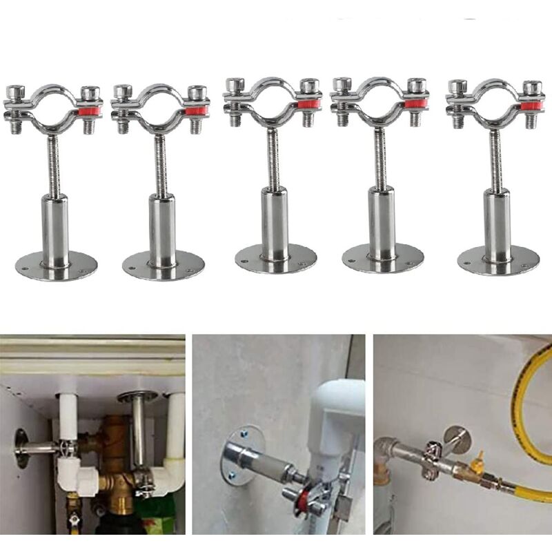 Image of Memkey - 5Pcs Adjustable Pipe Support&hellip;