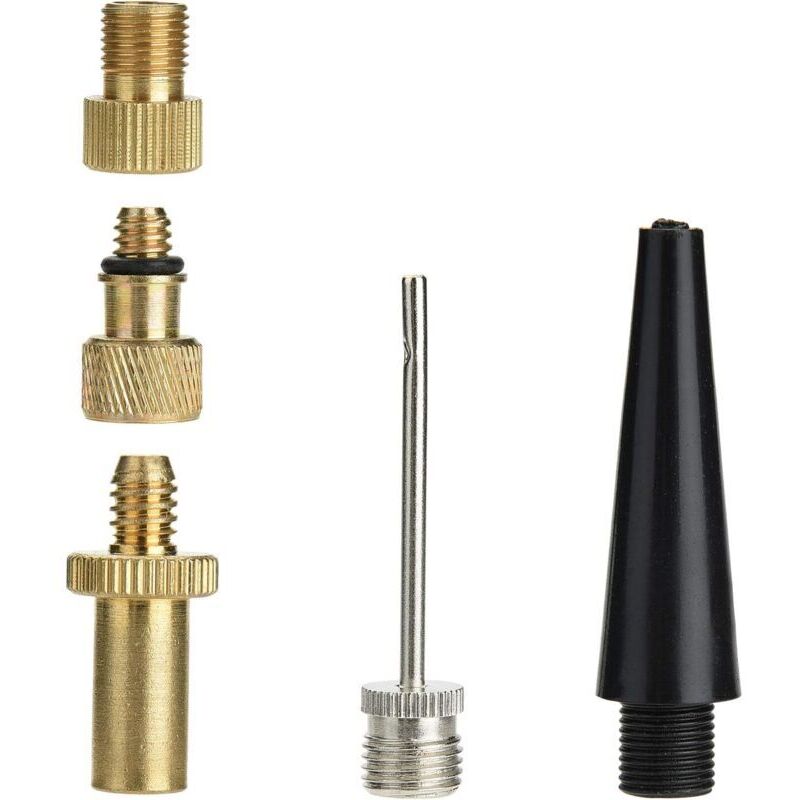 5pcs vélo Pompe Valve adaptateurs connecteurs, Adaptateur de Valve soupape de vélo sur la vanne de Voiture SV AV DV Balles Ballon de Aiguille
