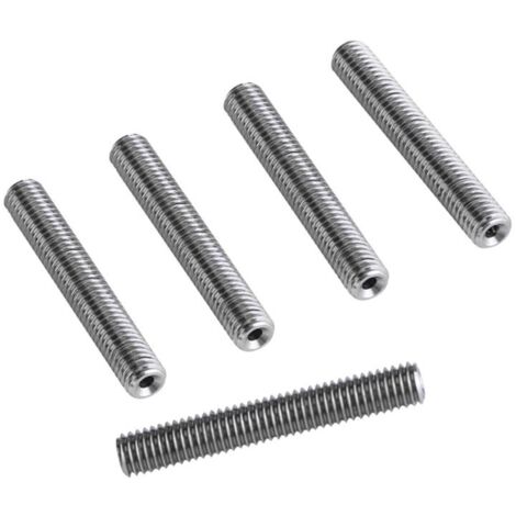 5pièces 1.75mm M6x40mm Gorges à Buse pour Imprimante 3D Extrudeuse