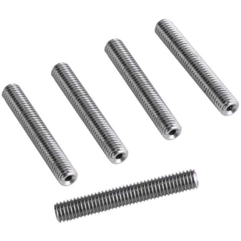 5pièces 1.75mm M6x40mm Gorges à Buse pour Imprimante 3D Extrudeuse