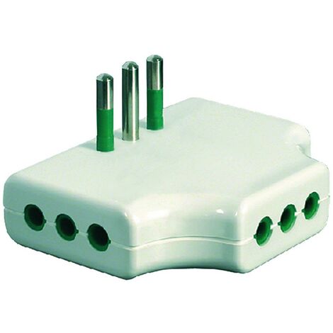 5PZ ADATTATORE TRIPLO PIATTO 82250