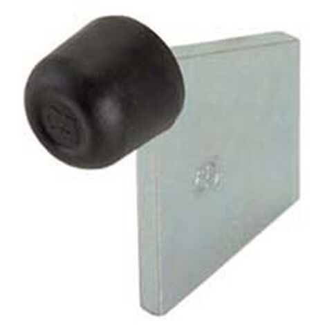 5PZ ARRESTO FINE CORSA PER CANCELLI SCORREVOLI A SALDARE ART.381 - mm.70x110h.