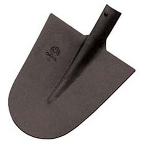 5PZ BADILE IN ACCIAIO PUNTA TONDA NORMALE - n°1 cm.26x26,5