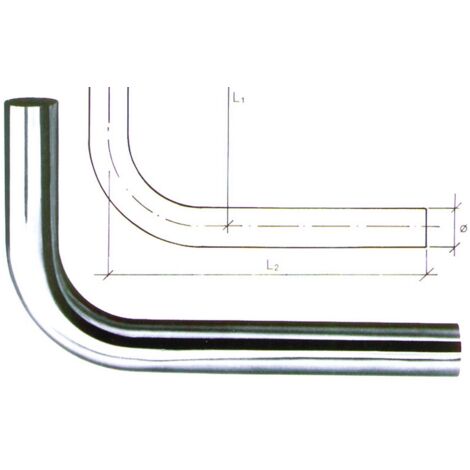 5PZ CANOTTO PER SCARICO SOTTOLAVABO CURVO 90 Ï mm. 30 mm. 150x250