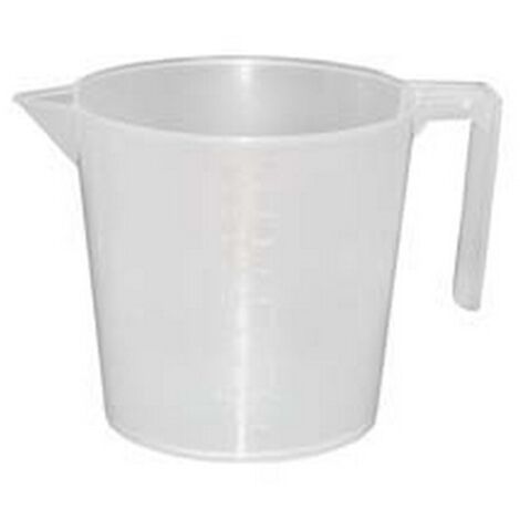 Caraffa Graduata Giganplast Da 3 Litri - Polietilene Bianco Made In Italy - Foto 2