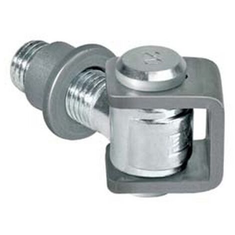 5PZ CARDINE SALDARE CON CAVALLOTTO E BUSSOLA  ART.120 - mm.100x59 M24