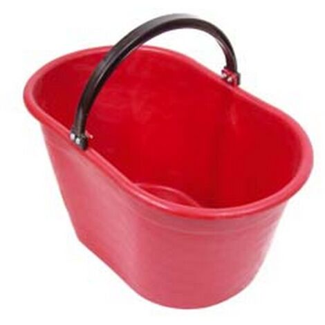 5PZ CESTA OVALE PER RACCOLTA MANICO PLASTICA LT.20 - capacit lt.20, cm.54x34x23h.