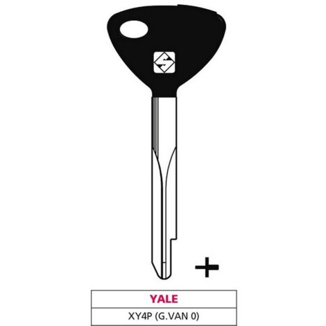 5PZ CHIAVE A CROCE FERRO XY4P (G. VAN 0) YALE