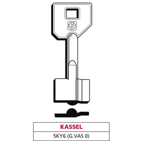 5PZ CHIAVE A DOPPIA MAPPA 5KY6 (G. VAS 0) KASSEL