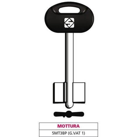 5PZ CHIAVE A DOPPIA MAPPA 5MT3BP (G. VAT 1) MOTTURA