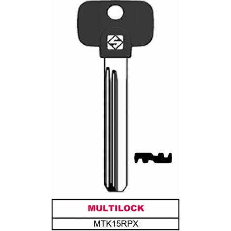 5PZ CHIAVE PUNZONATA MULTILOCK MTK15RPX