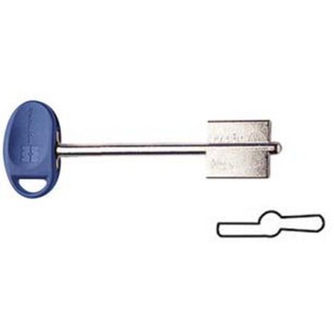 5PZ CHIAVI ORIGINALI MOTTURA DOPPIA MAPPA 92106 - (92106BLUC)