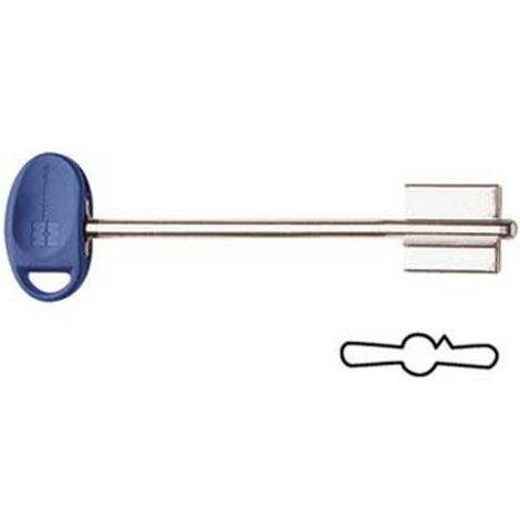 5PZ CHIAVI ORIGINALI MOTTURA DOPPIA MAPPA 92188/5 - (92188BLU5C)