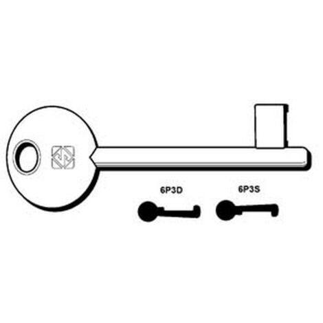 5PZ CHIAVI PATENT PASSEPARTOUT BONAITI, ISEO, MP - 6P3D dx (ex 5012)