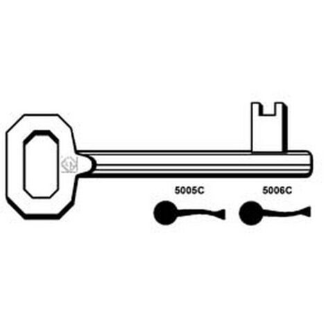 5PZ CHIAVI PATENT PASSEPARTOUT CORNI  - 5006C