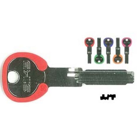 5PZ chiavi punzonate cilindri 6+7 spine cs70dz cs70dz silky 5 colori assortiti