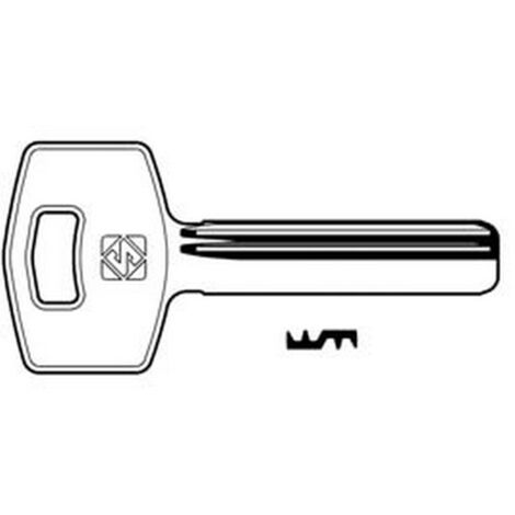 5PZ CHIAVI PUNZONATE PER CILINDRI GRIFO 6 SPINE GF1 - GF1