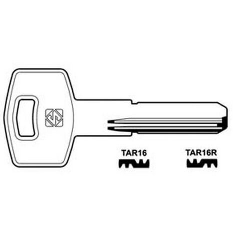 5PZ CHIAVI PUNZONATE PER CILINDRI TARONI 5+6+7 SPINE - TAR16R