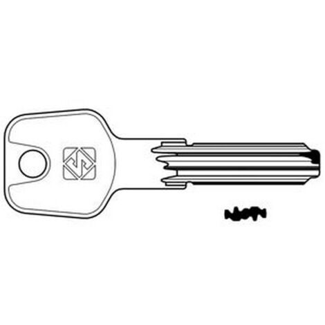 5PZ CHIAVI PUNZONATE PER CILINDRI TITAN 6 SPINE BAI26 - BAI26