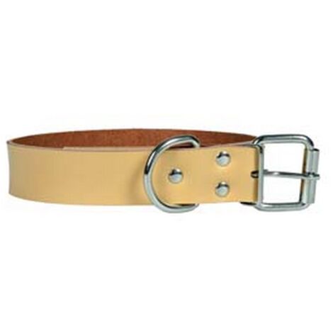 5PZ COLLARE PER CANI IN CUOIO - cm.56x3
