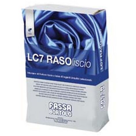 5PZ FASSA LC7 RASOLISCIO INTONACO DI FINITURA IN POLVERE  - kg.4 in sacco