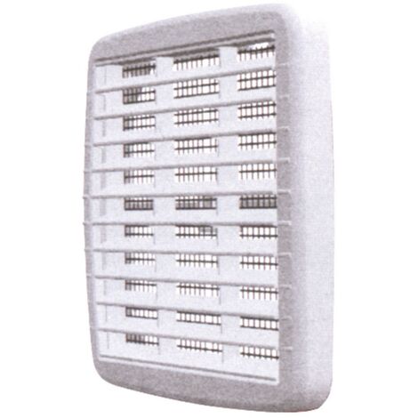 5PZ GRIGLIA DI AERAZIONE IN PLASTICA CON RETE  mm. 175x175