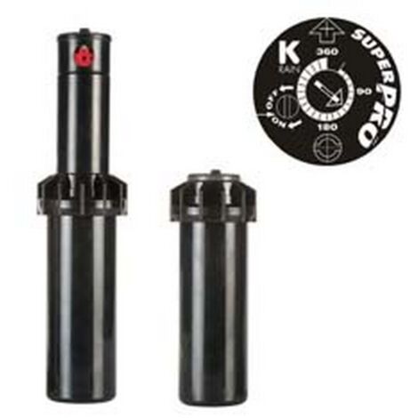 5PZ IRRIGATORE POP UP K RAIN SUPER PRO DINAMICO 3/4" S075 UGELLO 2,5 attacco