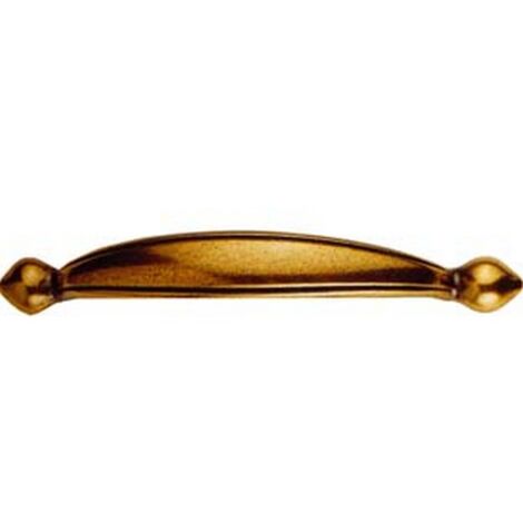 5PZ MANIGLIE PER MOBILI FISSE MOD.15114 IN ZAMA ANTICATA - MM. 99X14H. - INTERFORI MM.64