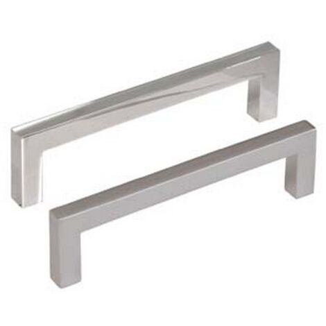 5PZ MANIGLIE PER MOBILI FISSE MOD.UN34 IN ZAMA - INTERFORI MM.96 CROMO LUCIDO